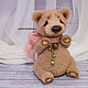 Author collectible teddy. VENYA Stuffed Bear By Catherine Grishina.