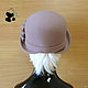 Order Elegant ladies felt hat. The Color Purple. Art VK-44. Mishan (mishan). Livemaster. . Hats1 Фото №3