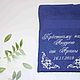 Gift towel for the godparents(colored). Gifts for godparents. Gradeva Anna Christening sets (krestimbaby). Online shopping on My Livemaster.  Фото №2