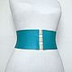 Order Elastic waistband TURQUOISE, pantone color, other belt colors. elastic belt. Livemaster. . Belt Фото №3