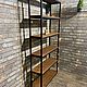 Стеллаж лофт, массив дуба. Стеллажи. EasyLOFT. Ярмарка Мастеров.  Фото №4