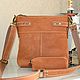 Women's genuine leather bag 'Crazy Horse 435', Crossbody bag, Kirovo-Chepetsk,  Фото №1