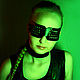 Black leather party mask, Carnival masks, Kirov,  Фото №1