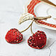 Brooch Cherries, Brooches, Samara,  Фото №1
