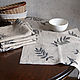 Linen serving napkins. Swipe. Sewing fad. Online shopping on My Livemaster.  Фото №2