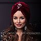 Чалма ШапкаТюрбан с брошью "Изумруд". Чалмы. KUDESNITSA Designer Accessories. Ярмарка Мастеров.  Фото №5