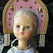 Винтаж handmade. Livemaster - original item Vintage dolls: Soviet vintage doll. Handmade.