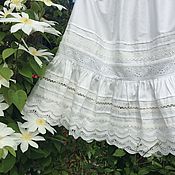 Одежда handmade. Livemaster - original item Cotton skirt 