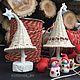 Miniature Braided Christmas Trees and Wreath Dollhouse Accessories. Christmas decorations. kotomka-nv. My Livemaster. Фото №6
