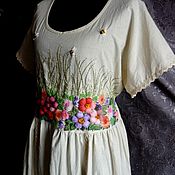 Dress,Tunic hand embroidery