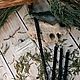 Заказать Свеча чёрная с МОЖЖЕВЕЛЬНИКОМ. Четыре стихии (4stihii-magic). Ярмарка Мастеров. . Ритуальная свеча Фото №3