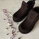  Валенки мужские шоколадные, уличная обувь. Подарки на 23 февраля. Валенки DENISENKOBRAND - подарят незабываемые эмоции. Интернет-магазин Ярмарка Мастеров.  Фото №2
