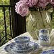 Винтаж: Seltmann Weiden, China blau, чайные пары. Кружки винтажные. Кураж Винтаж. Ярмарка Мастеров.  Фото №8