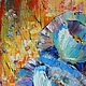 Картина - абстракция . Цветы в интерьер. Картины. Татьяна и Элина Меркуловы. Ярмарка Мастеров.  Фото №6