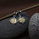 Earrings 'Antiquity' Silver, gilt. Earrings. stepan-klimov. Online shopping on My Livemaster.  Фото №2