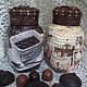 "Мой любимый шоколад". Баночка под сыпучие продукты. Банки. Новая жизнь привычных вещей (Оля). Ярмарка Мастеров.  Фото №5