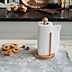 Cedar paper towel holder D17. Dinnerware Sets. ART OF SIBERIA. Online shopping on My Livemaster.  Фото №2