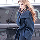 Cocoon coat with belt 'Blue Armani', Coats, Moscow,  Фото №1