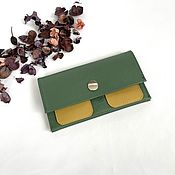 Сумки и аксессуары handmade. Livemaster - original item Wallet made of genuine leather color. Handmade.
