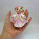 Cotton Christmas toy Bear-Cutie. Christmas decorations. Kracatuk. Online shopping on My Livemaster.  Фото №2