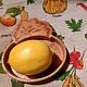Тарелка деревянная "Шпиц". Тарелки. Адресники для собак и кошек. Интернет-магазин Ярмарка Мастеров.  Фото №2