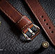 Заказать Ремешок на часы, кожаный. GM Leather. Ярмарка Мастеров. . Ремешок для часов Фото №3