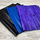 Заказать -40% Кожа угря Blue+Viola (0,2-0,4 мм), полотно. Prima Pelle (Марина). Ярмарка Мастеров. . Кожа Фото №3