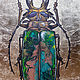 Заказать Интерьерная картина "Beetle". ElenaDodoka. Ярмарка Мастеров. . Картины Фото №3