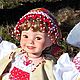 91 Collectible porcelain doll in the Russian style Spring quadrille, Vintage doll, Munich,  Фото №1