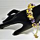 Браслет из цитрина и аметиста. Браслет из бусин. HandMade от Татьяны Винокуровой (tvinokurova). Интернет-магазин Ярмарка Мастеров.  Фото №2