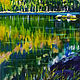 Oil painting Altai mountain landscape with lake. Pictures. Svetlana Samsonova. My Livemaster. Фото №4
