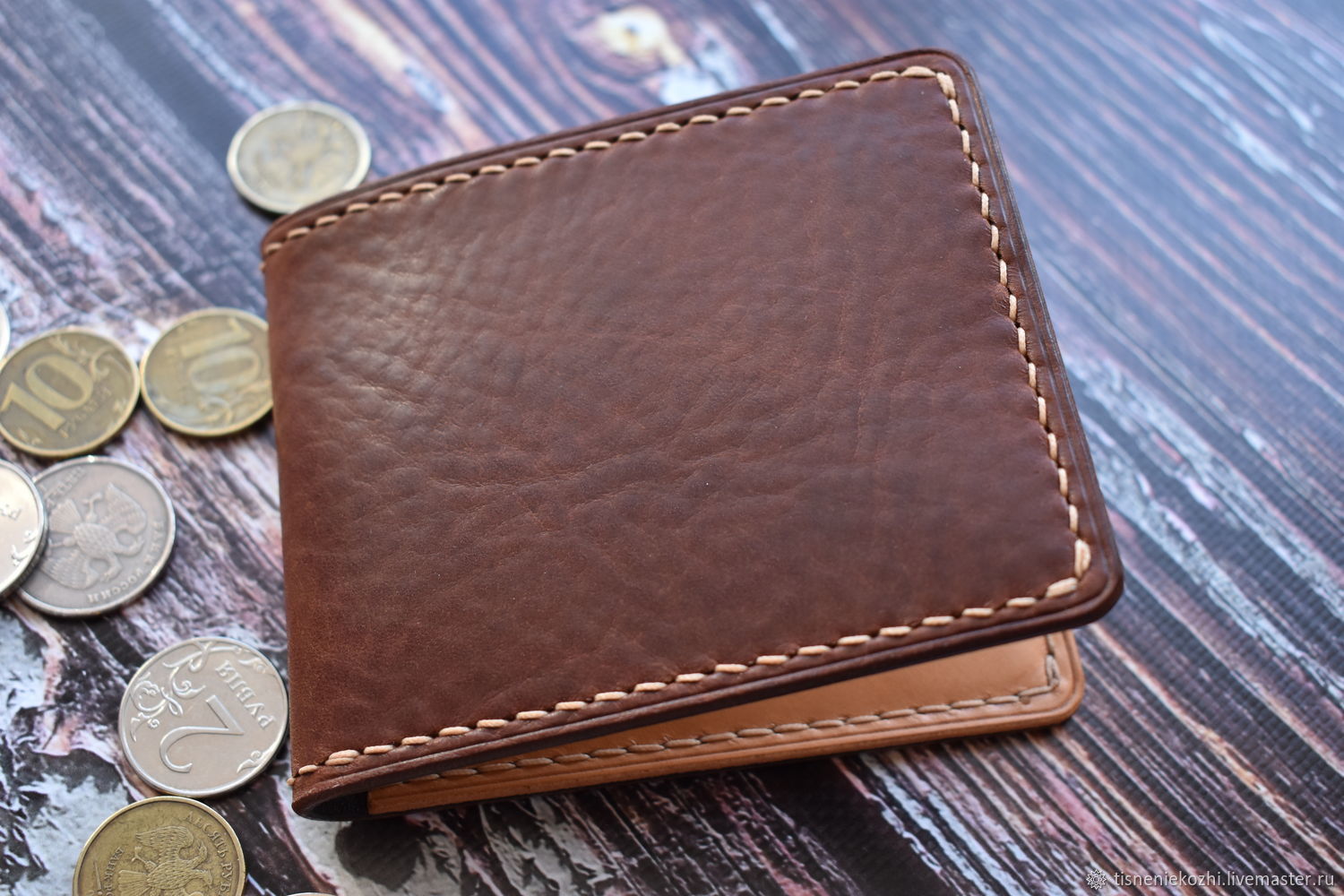 Leather wallet ' Litl1', Wallets, Orenburg,  Фото №1
