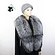Order Chic fur collar of the Finnish long-tailed silver Fox. Mishan (mishan). Livemaster. . Collars Фото №3