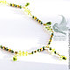 Pendientes con la cinta shibori y Swarovski 'enamorada de otoño' collar. Earrings. 'Solnechnye iskry' (selemnevagalina). Ярмарка Мастеров.  Фото №6