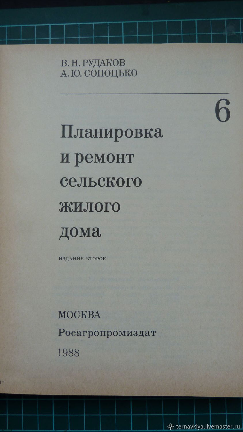 Винтаж: Планировка и ремонт сельского дома,В.Рудаков и др. 1988 купить в  интернет-магазине Ярмарка Мастеров по цене 350 ₽ – ULRSIRU | Книги  винтажные, Москва - доставка по России