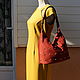 Suede women bag with decor trend 2020. Classic Bag. Olga'SLuxuryCreation. My Livemaster. Фото №6