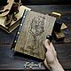 Ежедневник "мыслитель" (подарок инженеру, строителю). Ежедневники. Krafteam.Art. Ярмарка Мастеров.  Фото №4