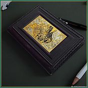 Канцелярские товары handmade. Livemaster - original item Diary made of genuine leather 