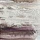 Темно-бежевая картина маслом с голубым акцентом в золотой раме. Картины. Марина Скромова Картины Абстракции. Ярмарка Мастеров.  Фото №5