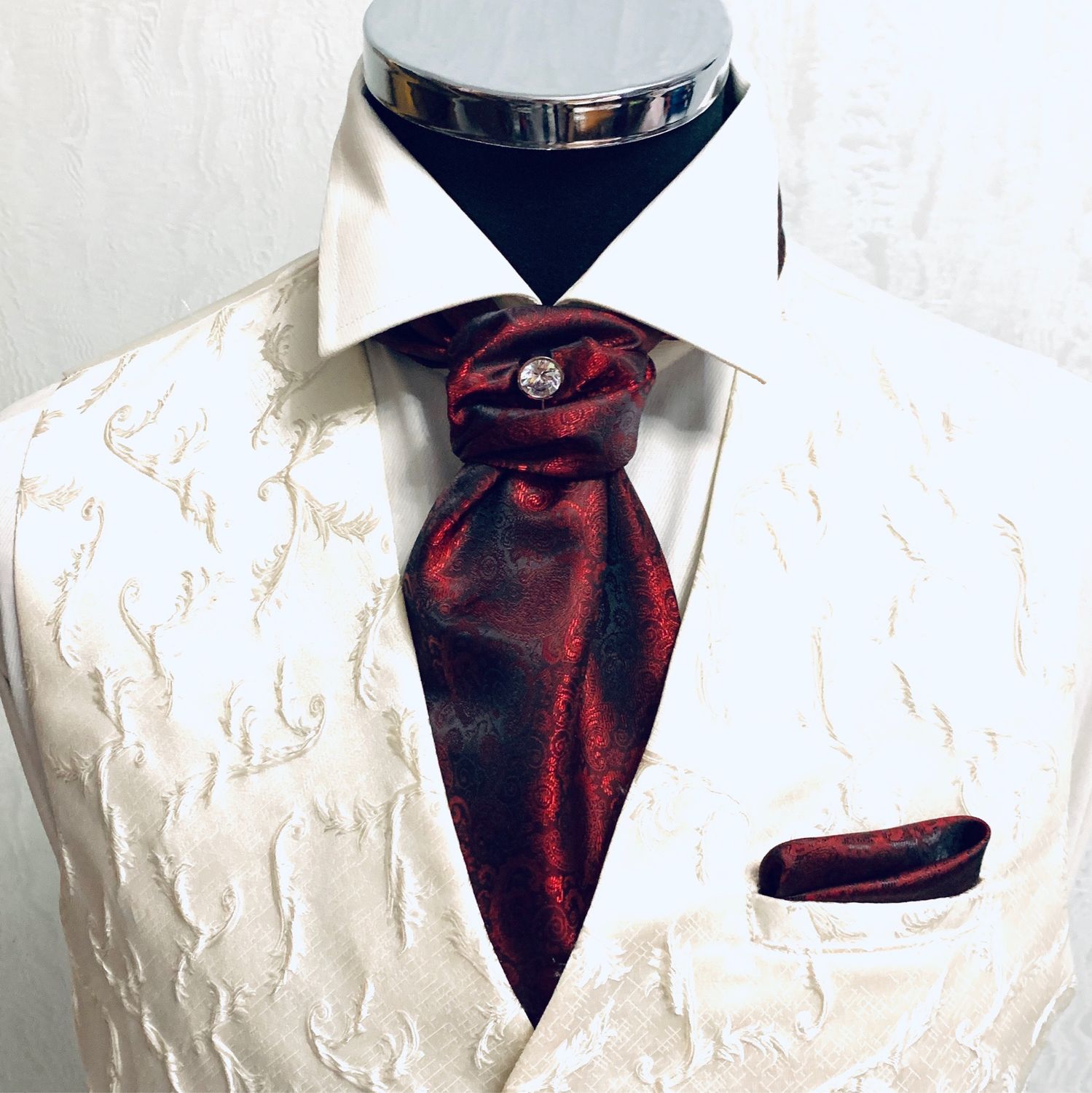 Мужской платок галстук