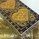 Подарочный короб. Шкатулка для подарка. Коробка под бокалы. Роспись акриловыми контурами. Роспись точечная (роспись point-to-point). 