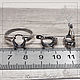 Order Basis for earrings ' Ala '(8 x 10) 925 sterling silver. Russkaya filigran - furnitura. Livemaster. . Blanks for jewelry Фото №3