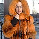 Курточка из меха лисы. Шубы. Creative workshop 'Bagira'. Ярмарка Мастеров.  Фото №4