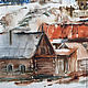 Order The watercolor paintings of the Ural village. Pictures for the soul (RozaSavinova). Livemaster. . Pictures Фото №3