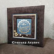 Ватная ёлочная игрушка Мальвина, игрушки из ваты купить, авторские игр