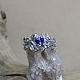 White gold ring with sapphire 'Melian', Rings, Moscow,  Фото №1