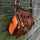 Order Hunting bag leather, yet feels mod.3. Labour. Livemaster. . Gifts for hunters and fishers Фото №3