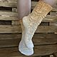Ажурные женские носки "Осенний лес". Носки. Марибель (mari_bell_knit). Интернет-магазин Ярмарка Мастеров.  Фото №2