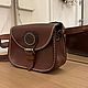 Заказать Сумка кожаная кросс-боди Люкс полностью ручная работа. AOS Leather Goods (Алексей кожа +). Ярмарка Мастеров. . Сумка через плечо Фото №3