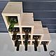 Wine shelf ladder 'Sota' for 10 bottles. Shelving. Color Wood. Online shopping on My Livemaster.  Фото №2